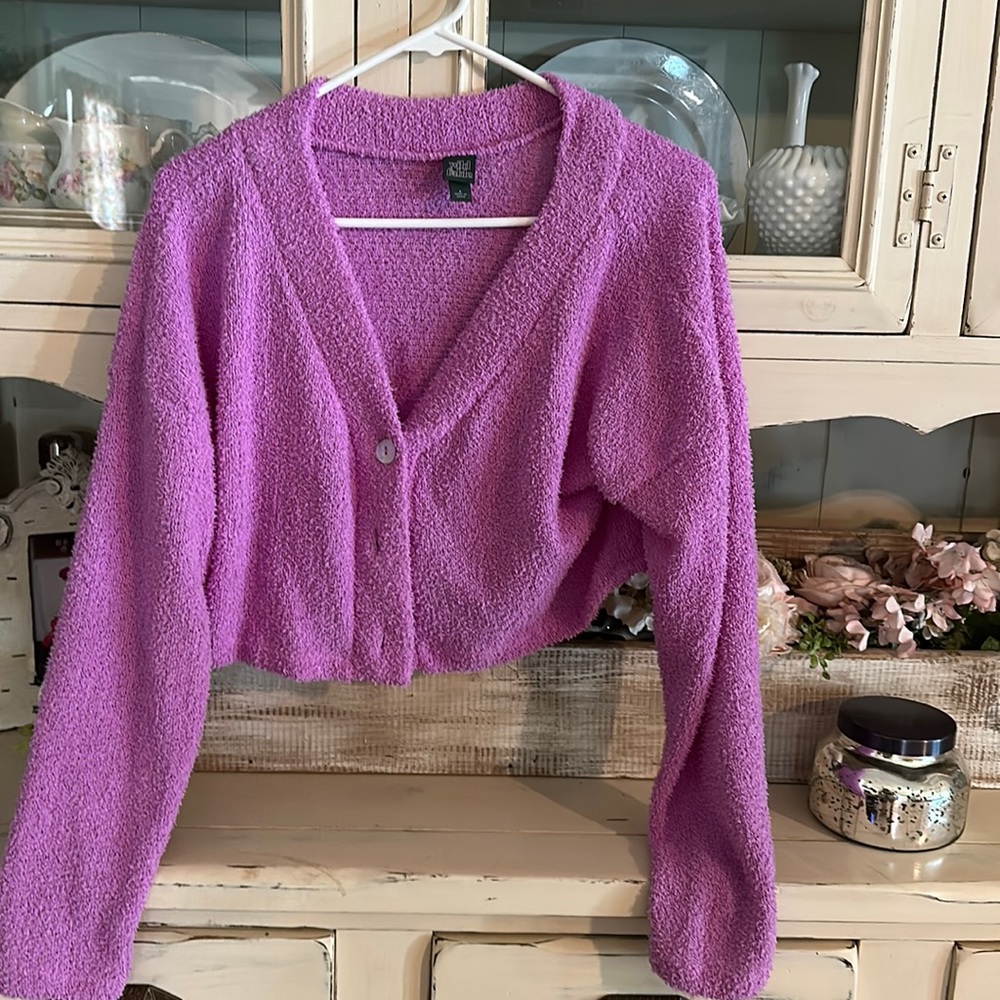 Purple Wild Fable sweater in the size small